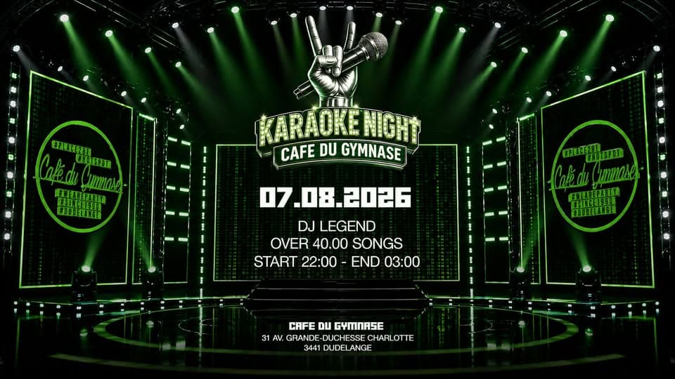 Karaoke Night at Gymnase Dudelange