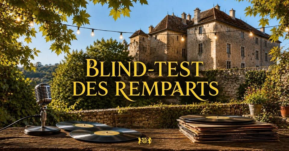 Blind test on the ramparts terrace