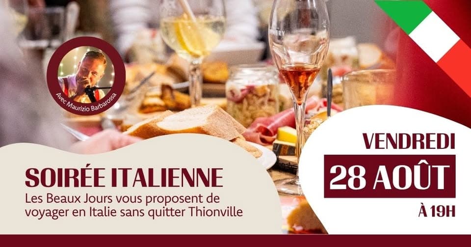 Soirée italienne avec Maurizio Barbarossa
