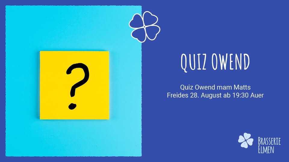 Quiz evening with Matts