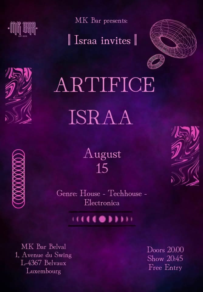Artifice & Israa au MK Bar