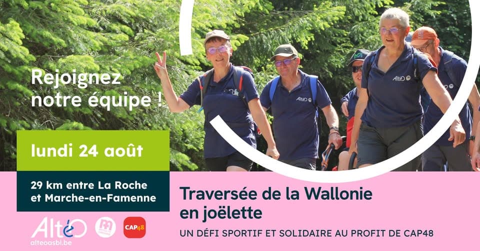 Défi Joëlette 2026 - La Roche to Marche-en-Famenne stage