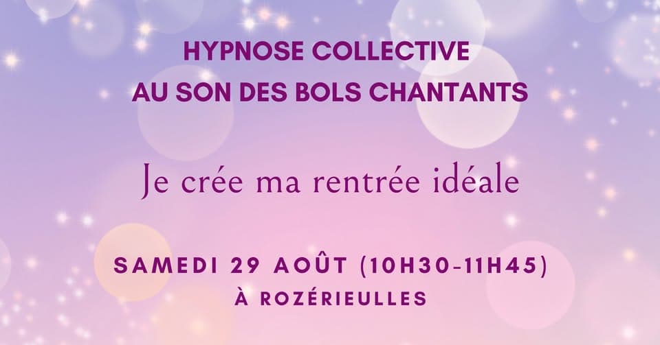Collective hypnosis with singing bowls