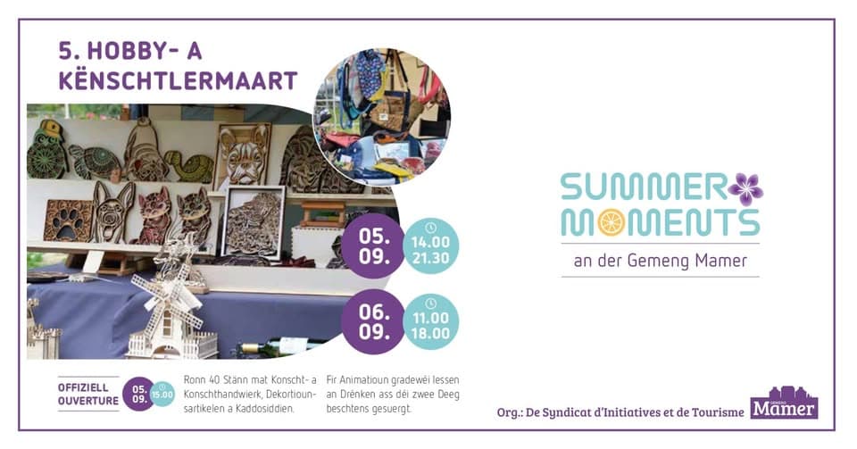 Hobby- a Kënschtlermaart zu Mamer