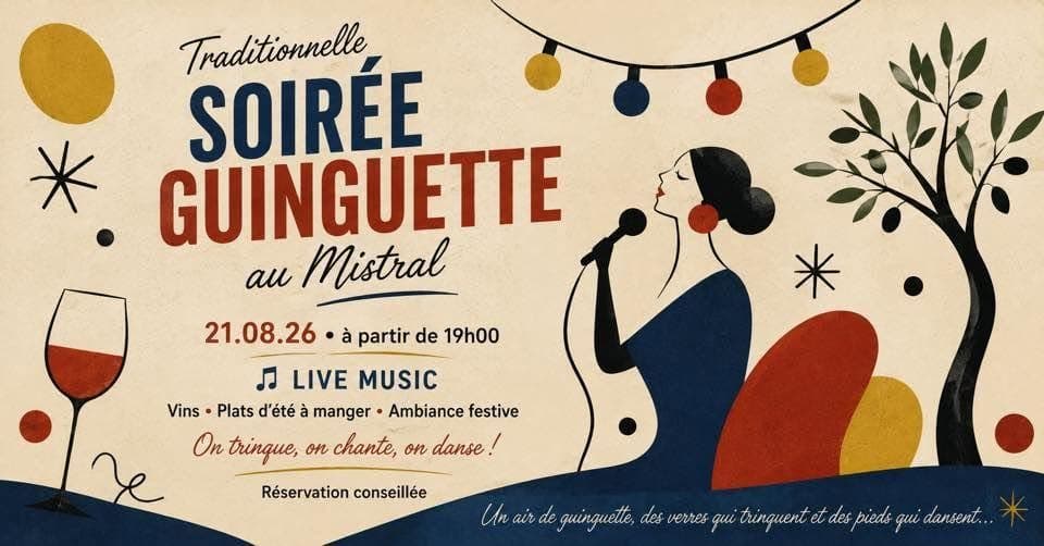 Soirée Guinguette am Mistral