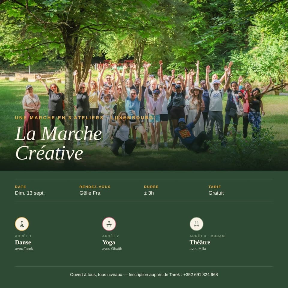 Marche créative – Bouger ensemble – Créer une communauté