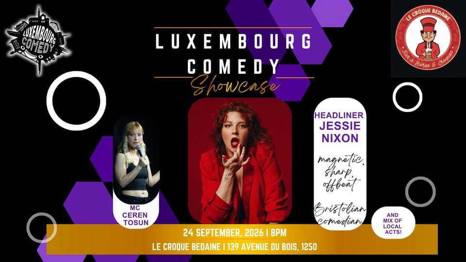 Luxembourg Comedy Showcase in English - Jessie Nixon (UK)