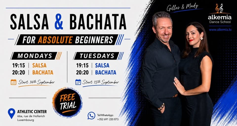 Salsa and bachata classes for beginners
