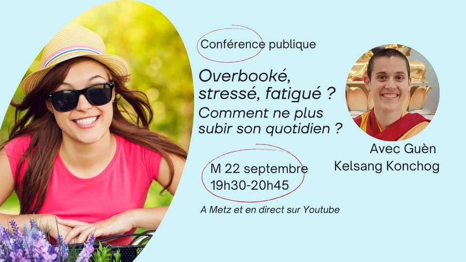 Conférence publique : Overbooké, stressé, fatigué ? Comment ne plus subir son quotidien ?