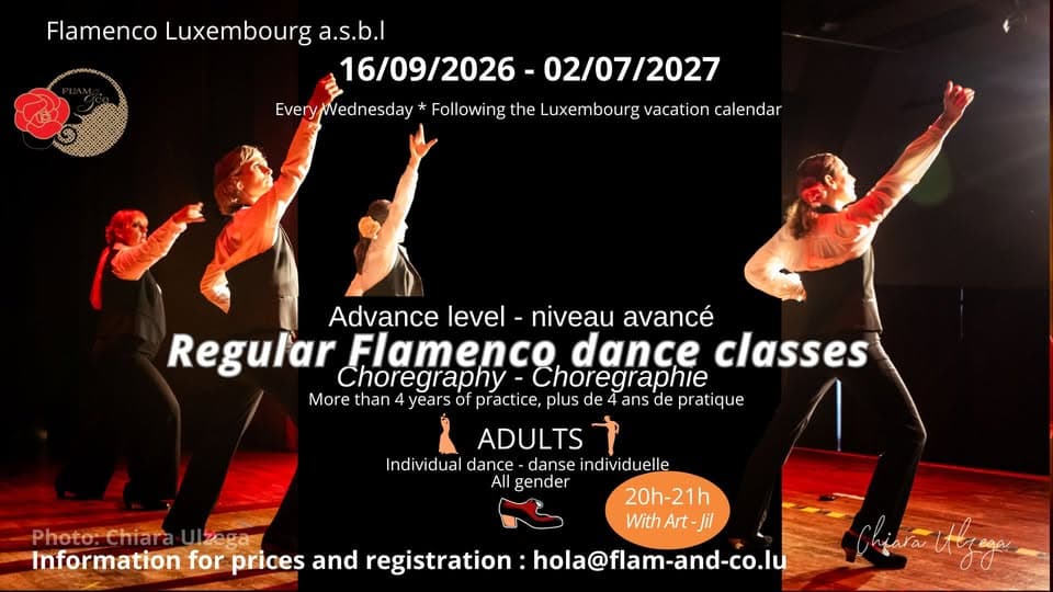Adult Flamenco: Advanced choreography every Wednesday
