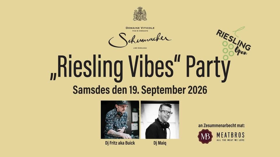 « Riesling Vibes » Party - Domaine Schumacher (samedi)