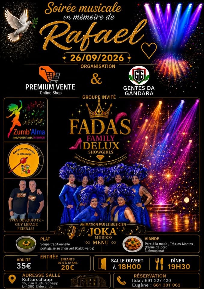 Fada's Family Delux Show Girls – Evening in memory of Rafael Ehlerange