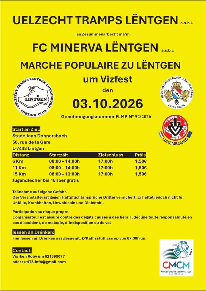 Marche populaire à Lintgen – Vizfest