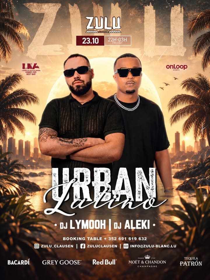 Urban Latino • Zulu Clausen • 23/10/2026