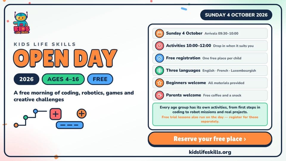 Kids Life Skills 2026 Open Day