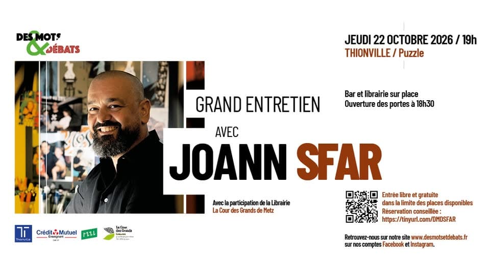 Grand entretien avec Joann Sfar