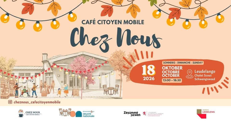 Café Citoyen Mobile « Chez Nous » à Leudelange