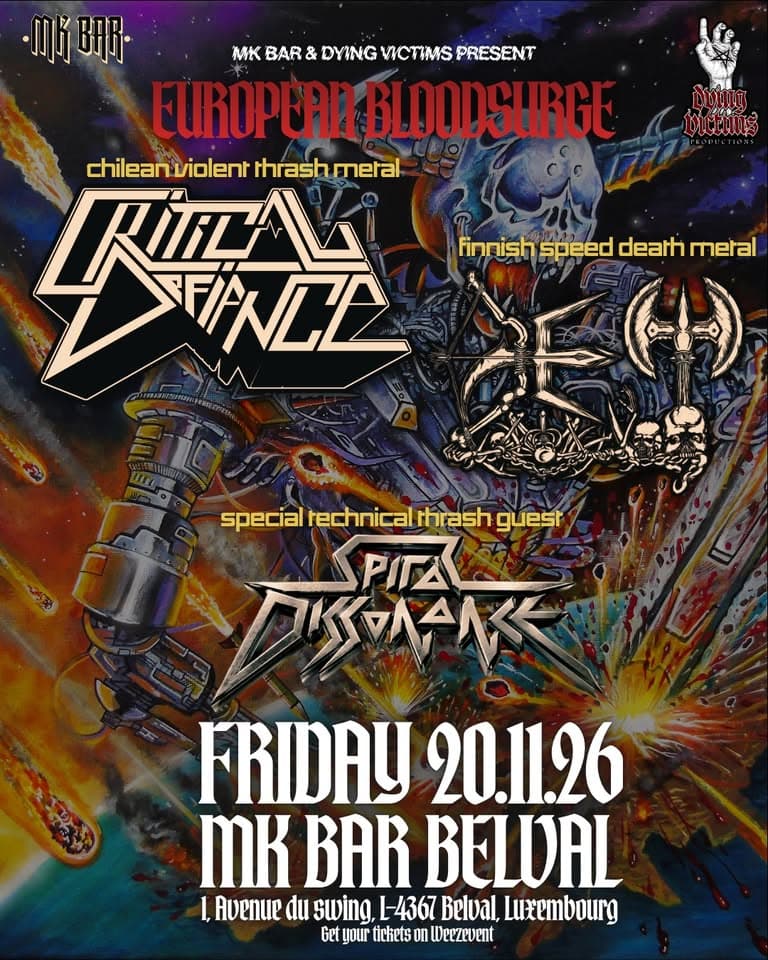 Critical Defiance & DET + invité spécial : Spiral Dissonance