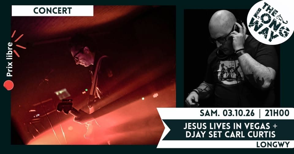Concert: Jesus Lives in Vegas + DJ set Carl Curtis