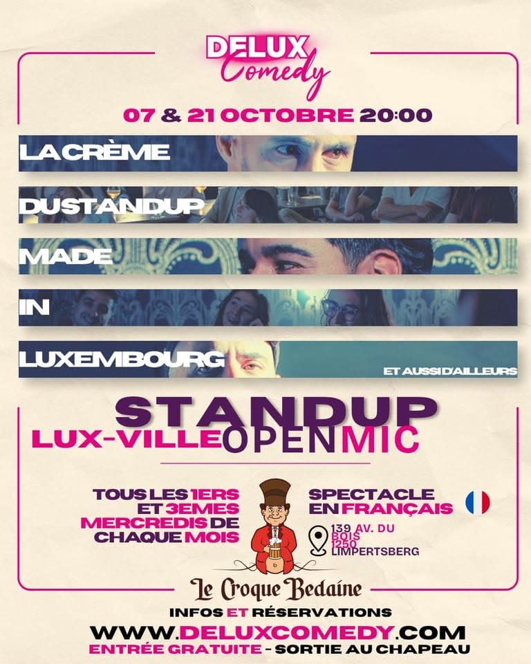 Open Mic Standup Luxembourg-Ville