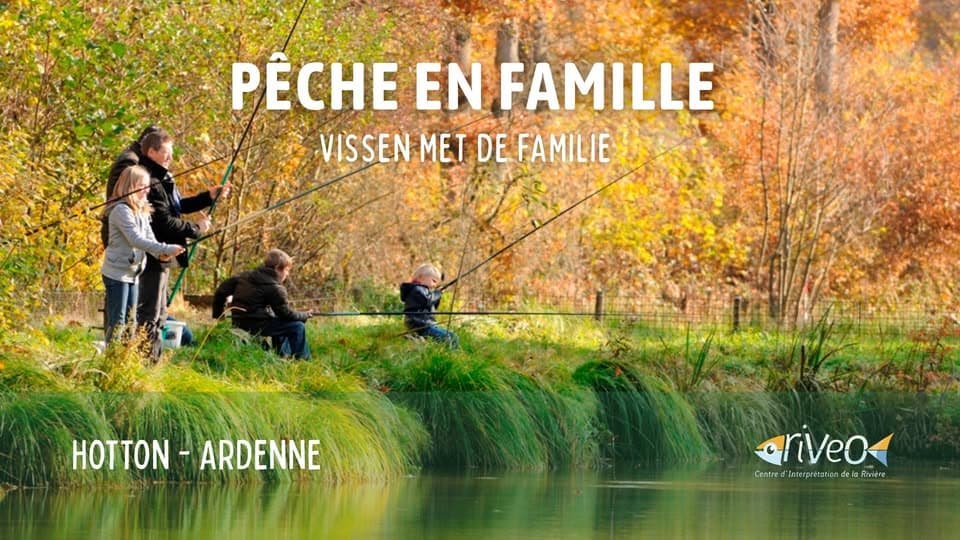 Pêche en famille à Hotton – Initiation à la pêche au coup