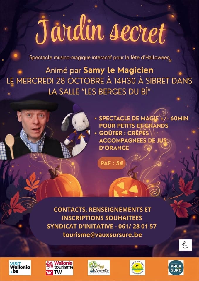 Spectacle pour la fête d'Halloween
