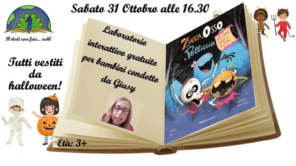 Free interactive workshop for children (3+) hosted by Giusy