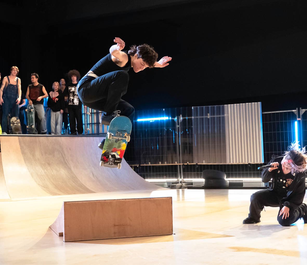 Workshop for skateboarders