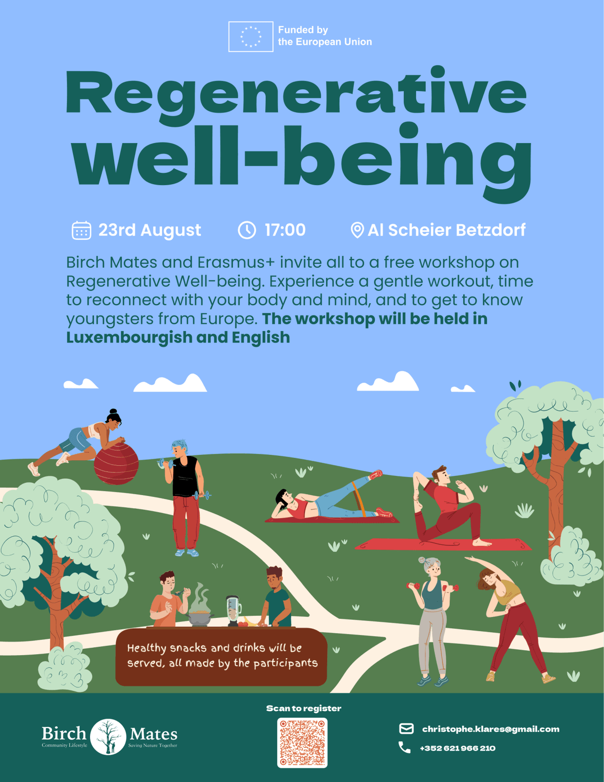 Regenerative well-being by Birch Mates and Erasmus+