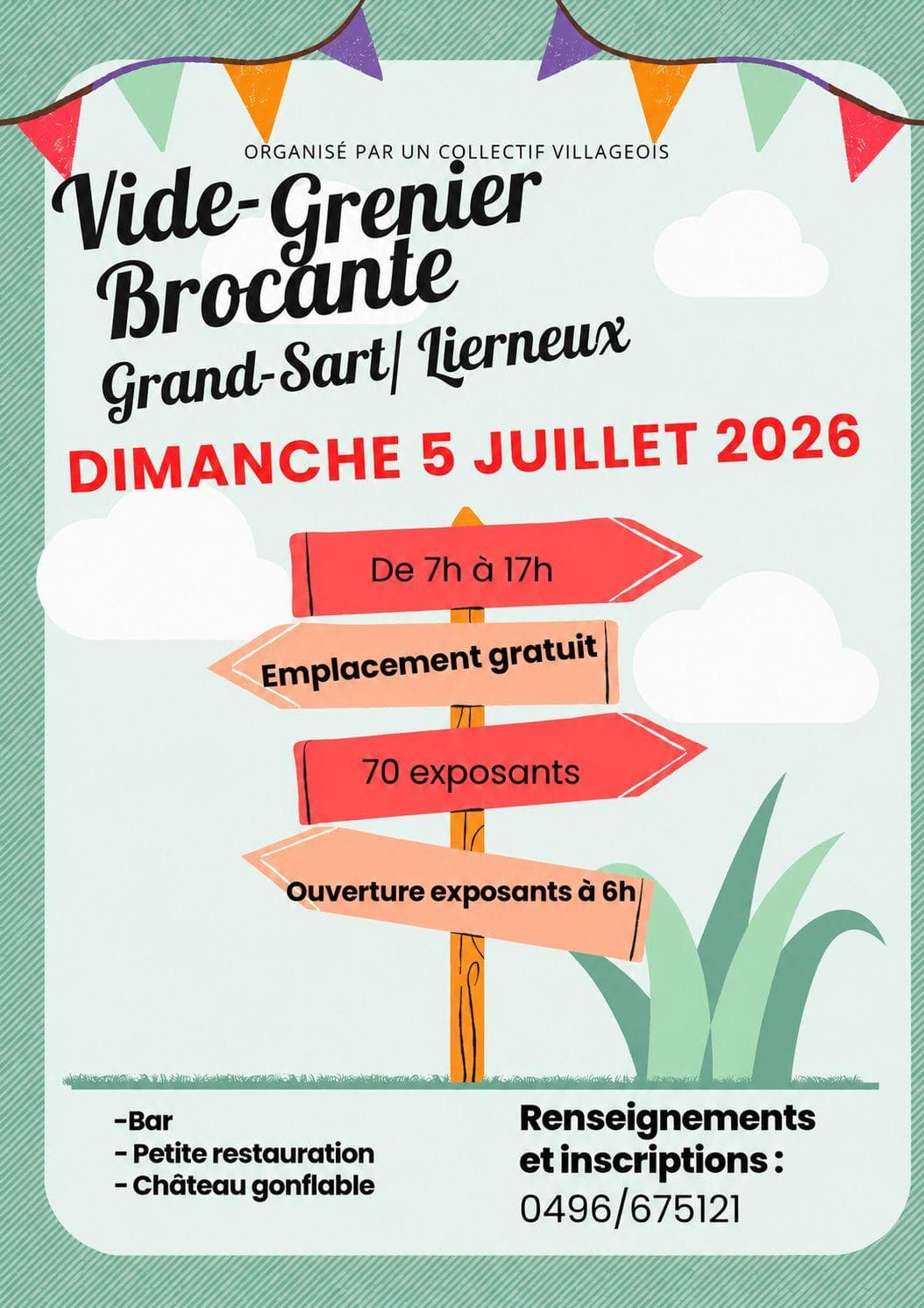 Brocante à Sart