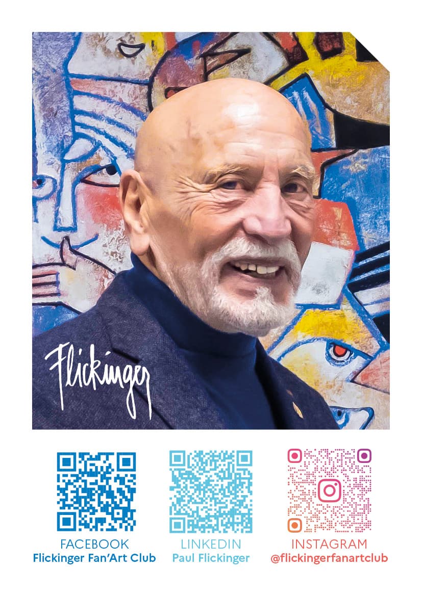 With Flickinger, the living takes on all its senses