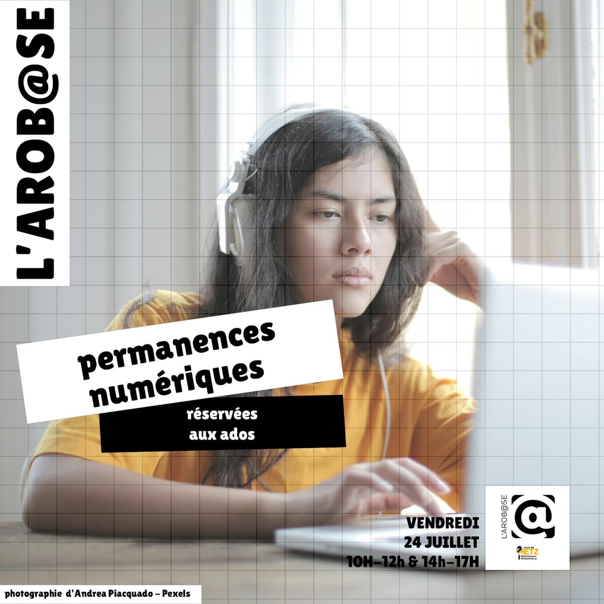 Permanences numériques réservées aux ados