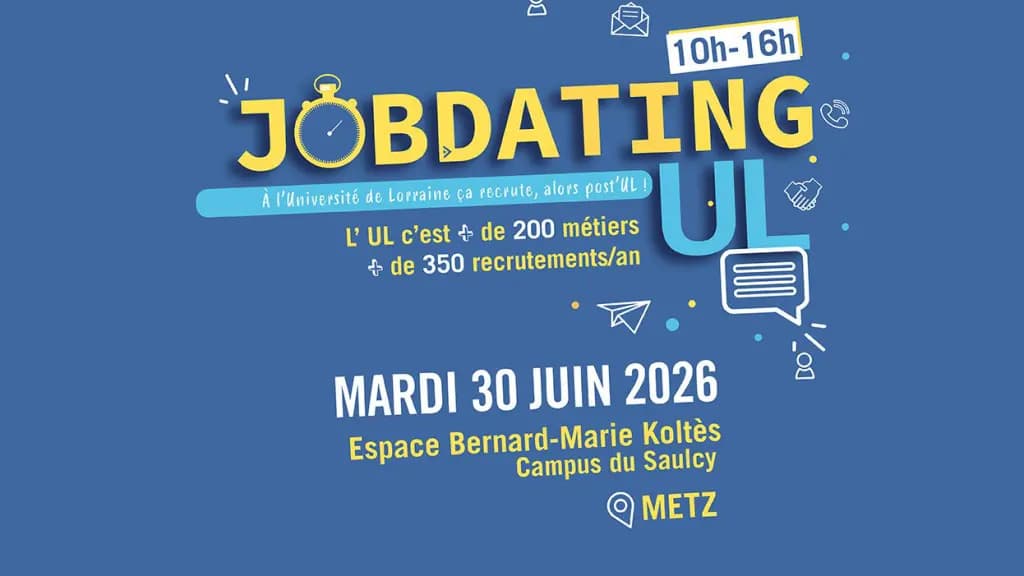 Job dating in Metz on June 30: the university is recruiting!