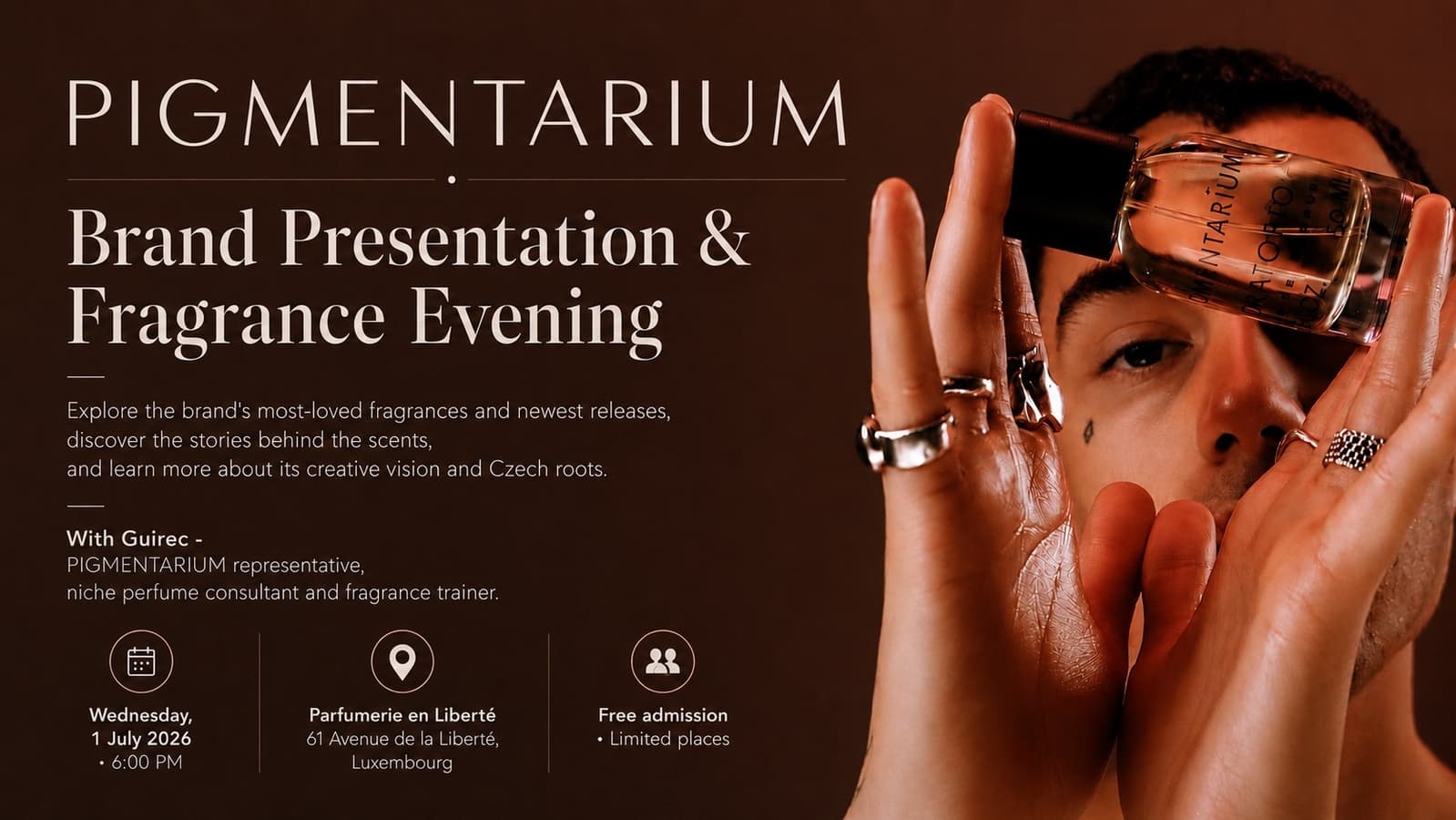 Présentation de la marque PIGMENTARIUM & soirée parfumée