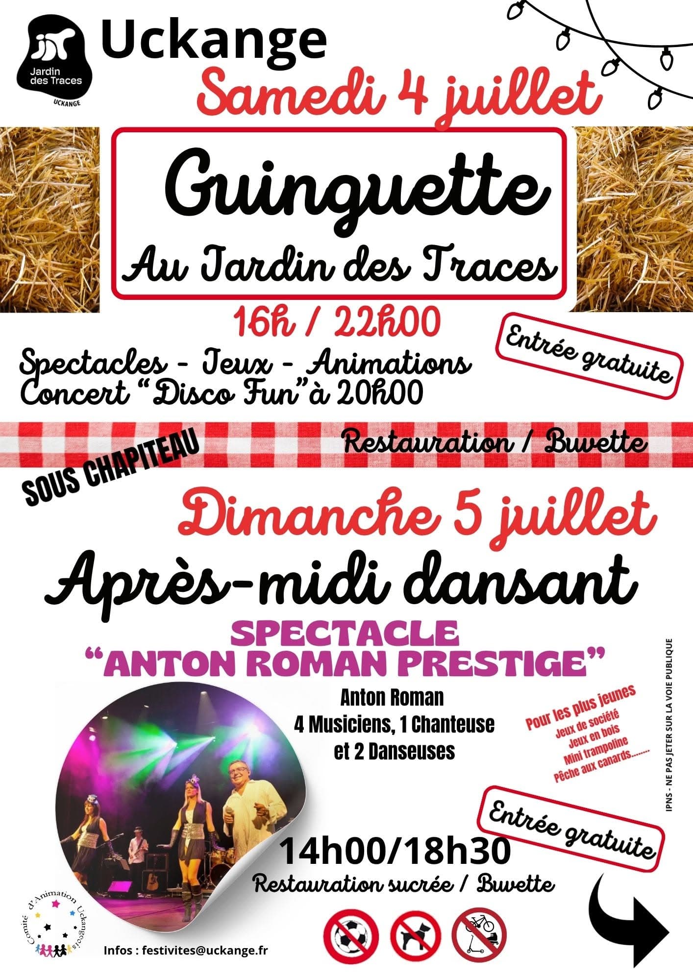 Guinguette at the Jardin des Traces