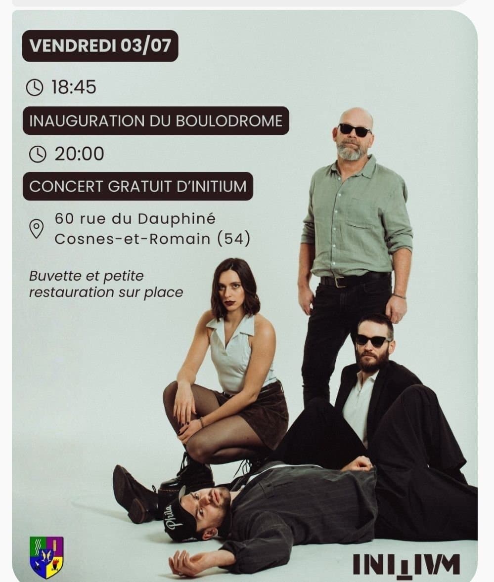 Inauguration du boulodrome et concert gratuit
