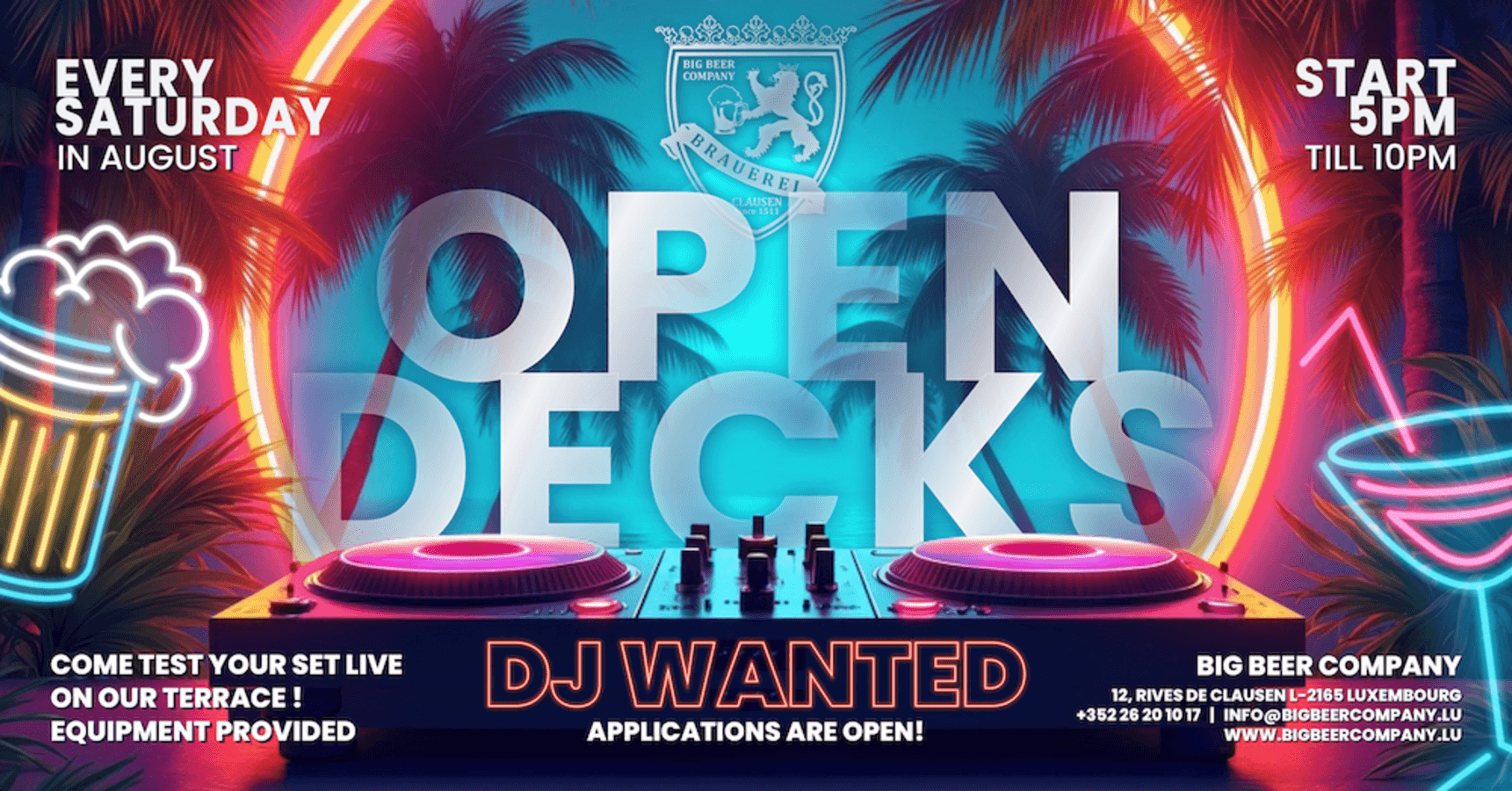 DJ Wanted // Open Decks