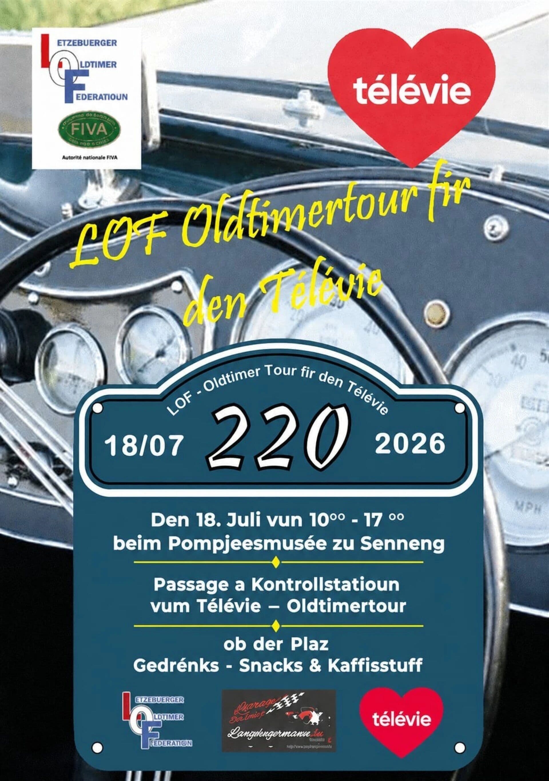 LOF Oldtimertour pour le Télévie