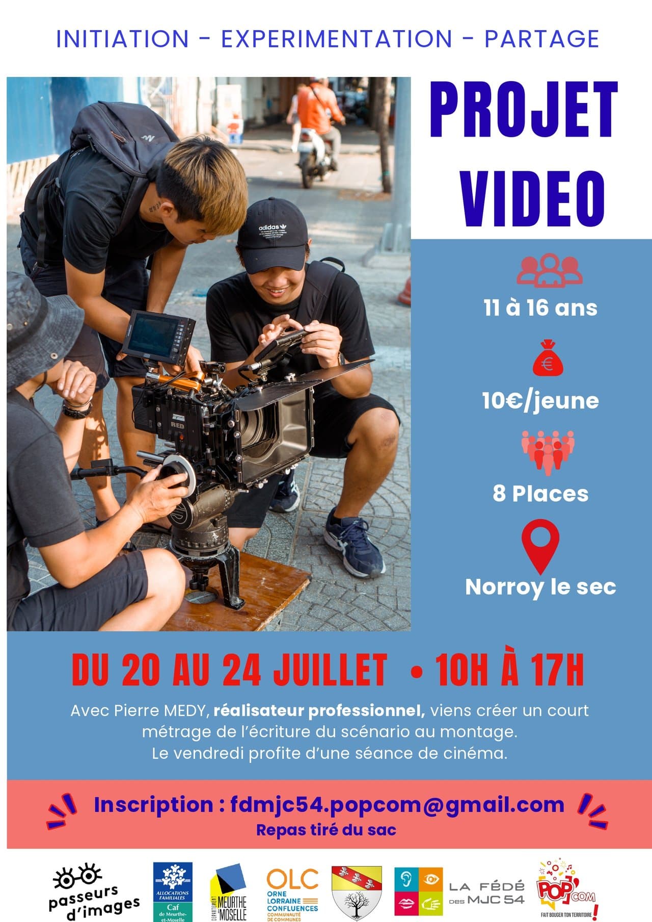 projet vidéo - norroy-le-sec - atelier pour les 11-16 ans