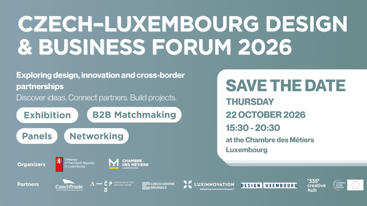 Czech–Luxembourg Design & Business Forum 2026