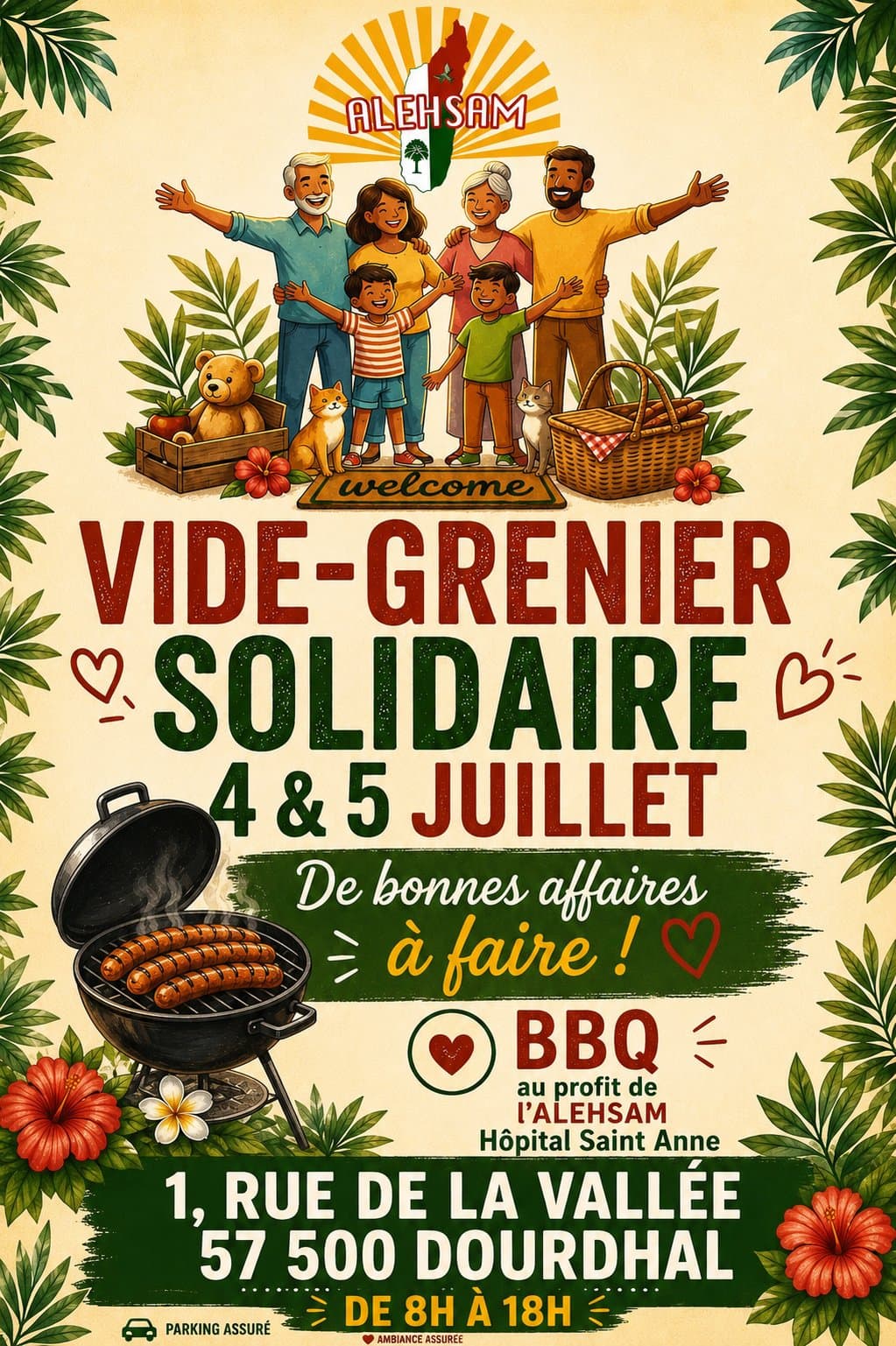 Vide grenier L'ALEHSAM