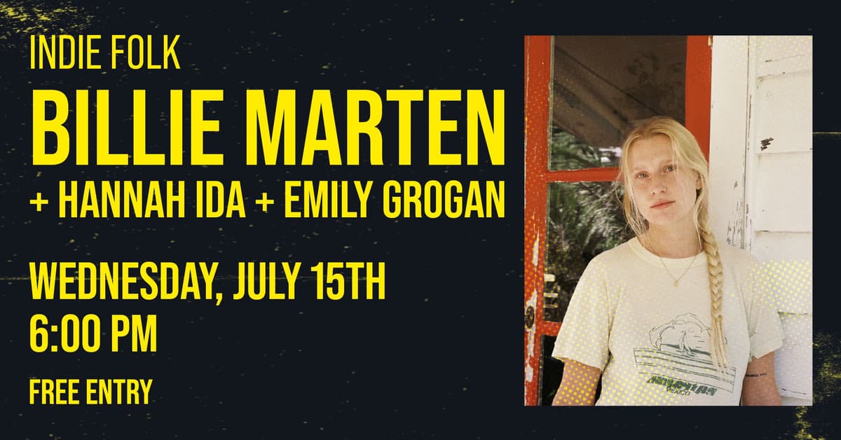 Folk Night with Billie Marten