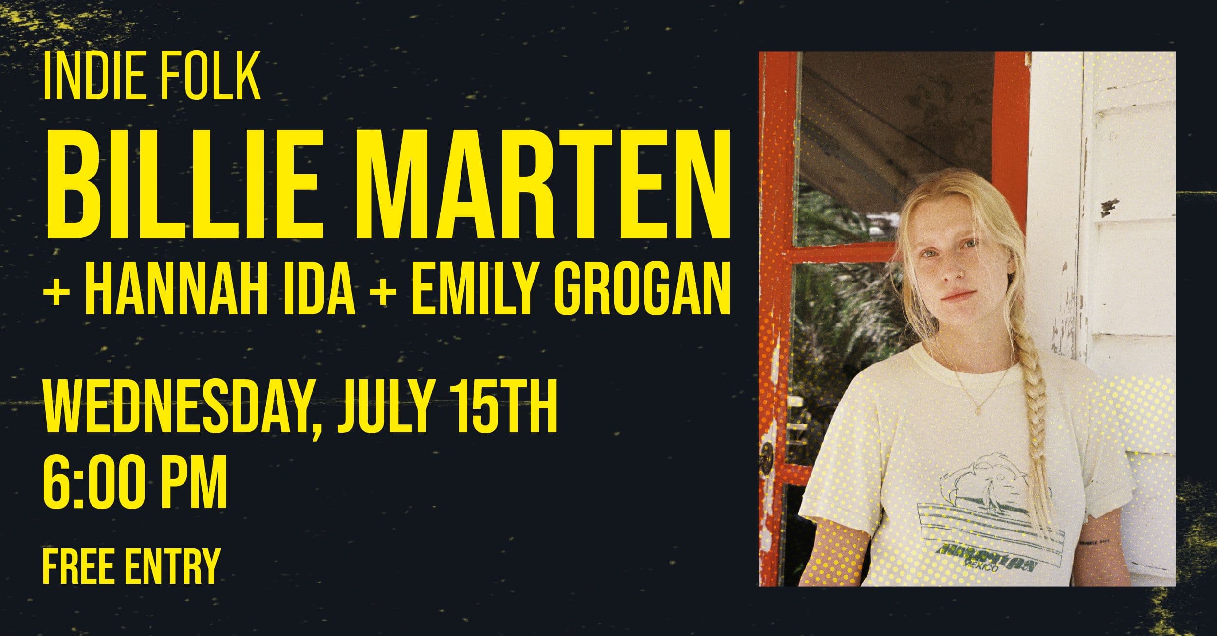 Folk Night with Billie Marten