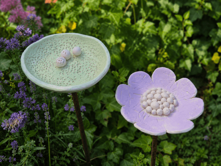 Clay water trays for insects