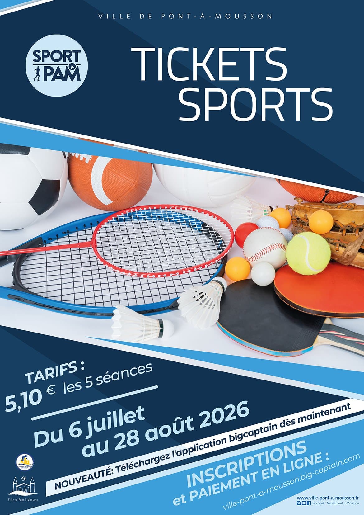 Tickets Sports 2026: a sporty summer!