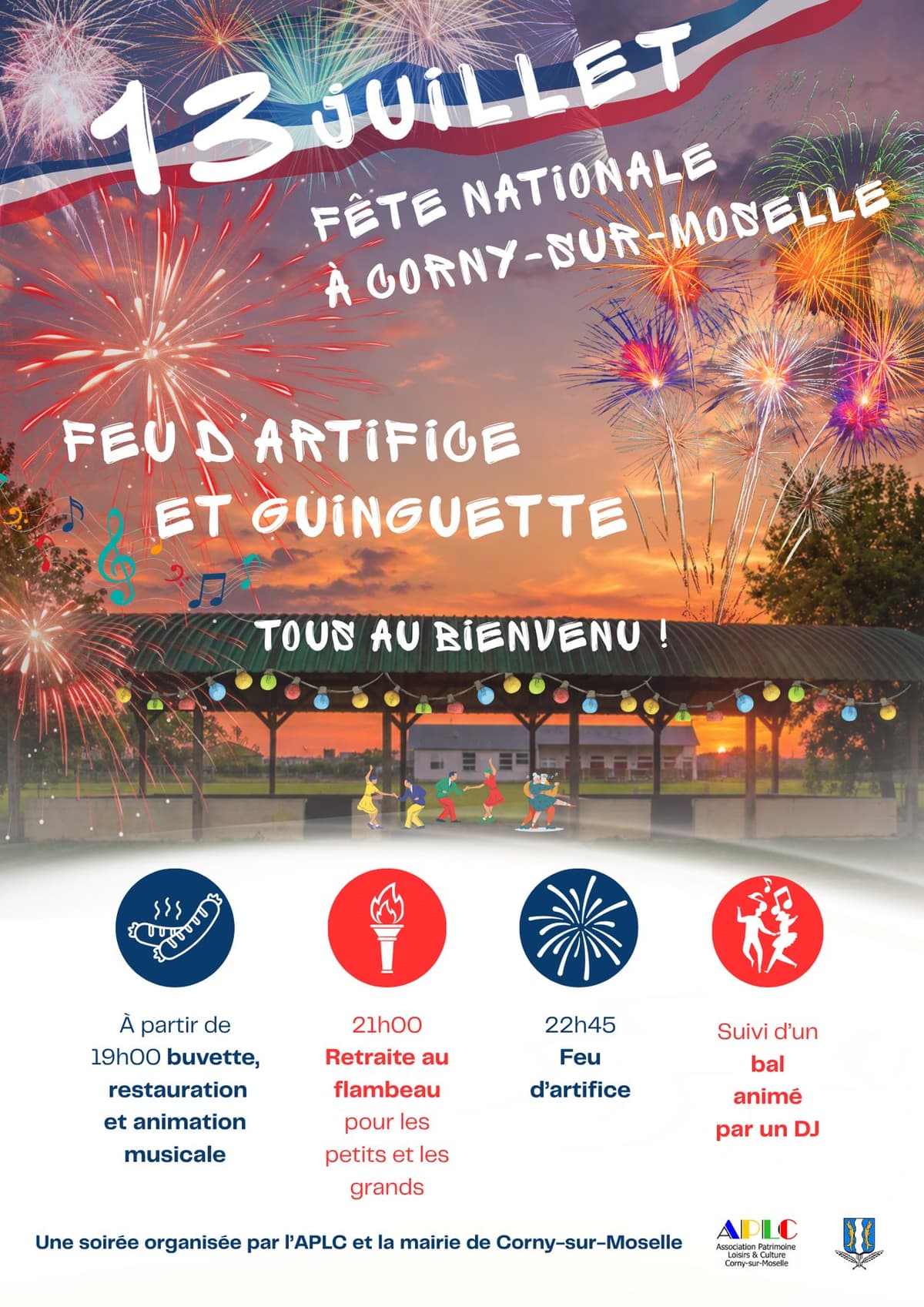 July 13th - National Day in Corny-sur-Moselle