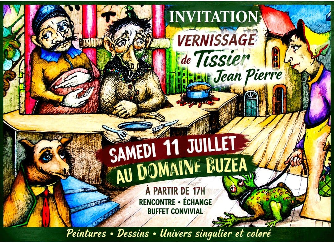 Jean-Pierre Tissier from Gorze invites you to his exhibition opening