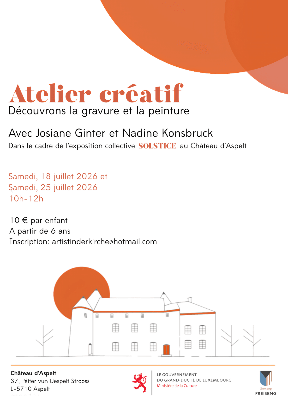 Creative Workshop – Josiane Ginter & Nadine Konsbruck