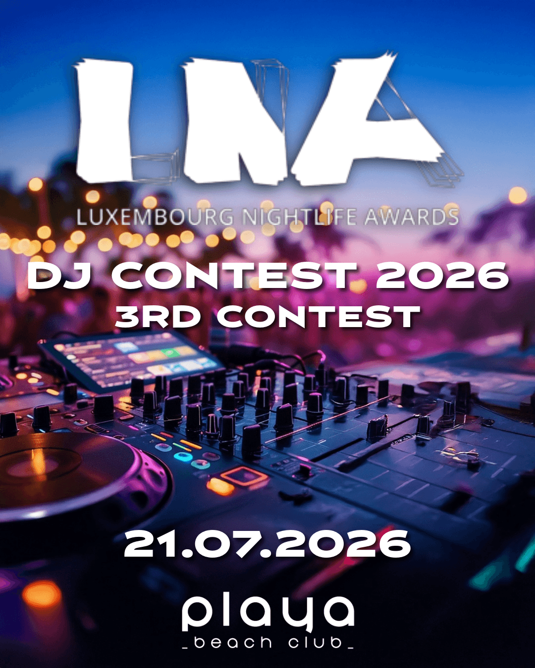 Concours DJ LNA 2026 – 3e concours