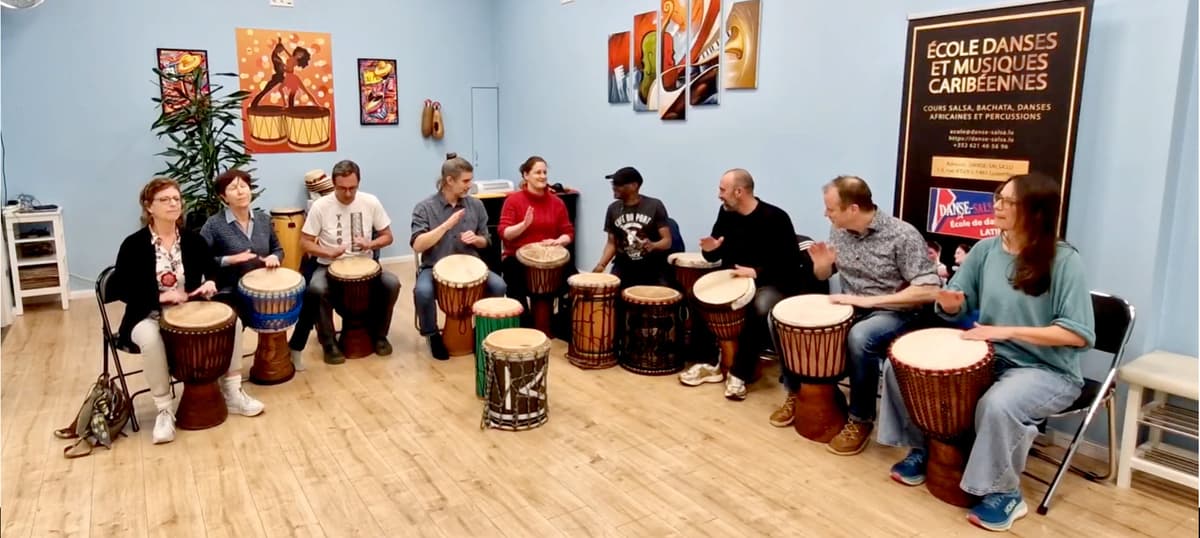 Cours de djembé parent-enfant (3-15 ans)